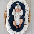 Snuggle Hunny Set Sail Long Sleeve Organic Bodysuit