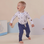 Snuggle Hunny Set Sail Long Sleeve Organic Bodysuit