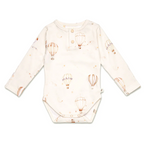 Snuggle Hunny Up & Away Long Sleeve Organic Bodysuit