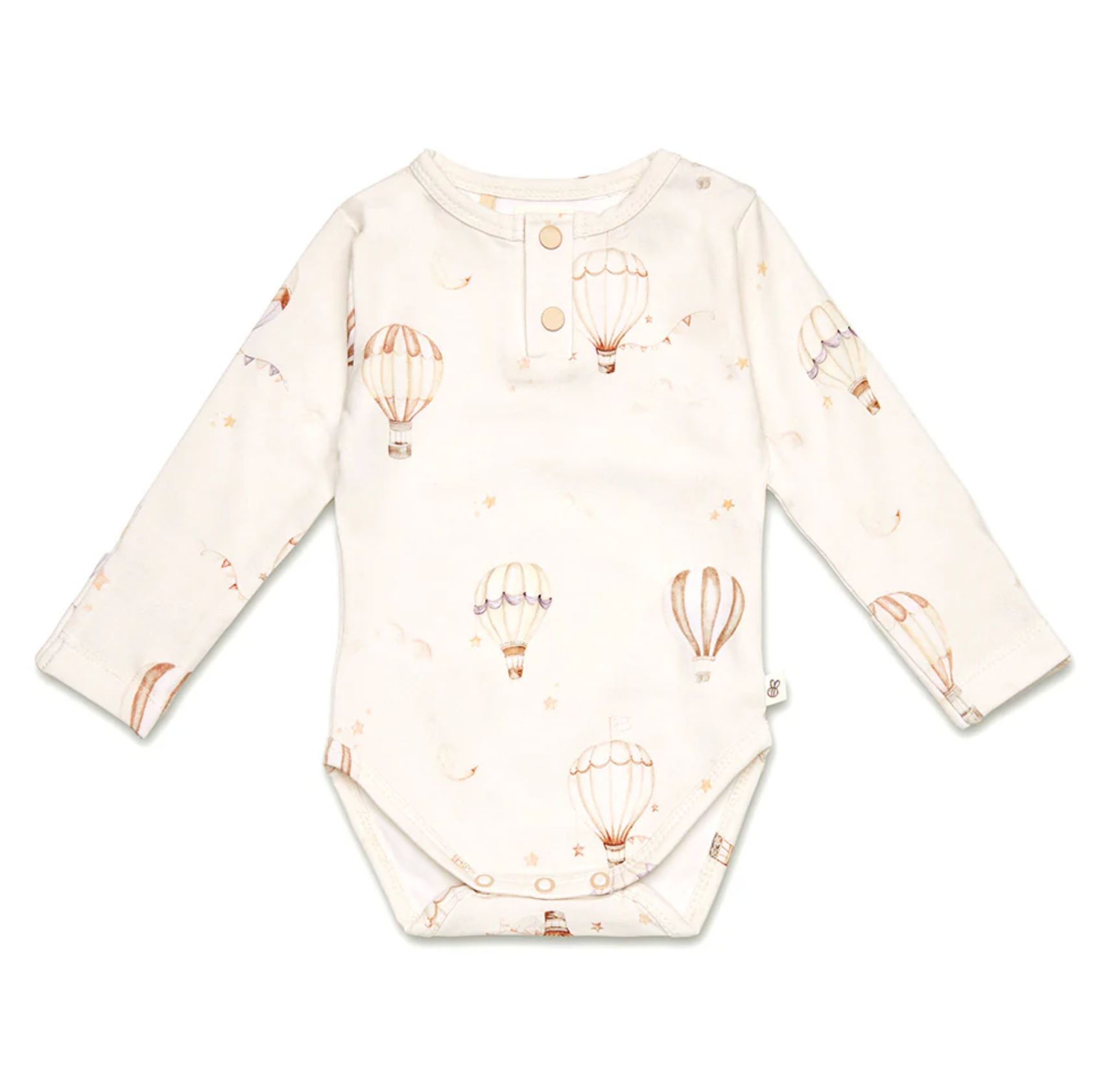 Snuggle Hunny Up & Away Long Sleeve Organic Bodysuit