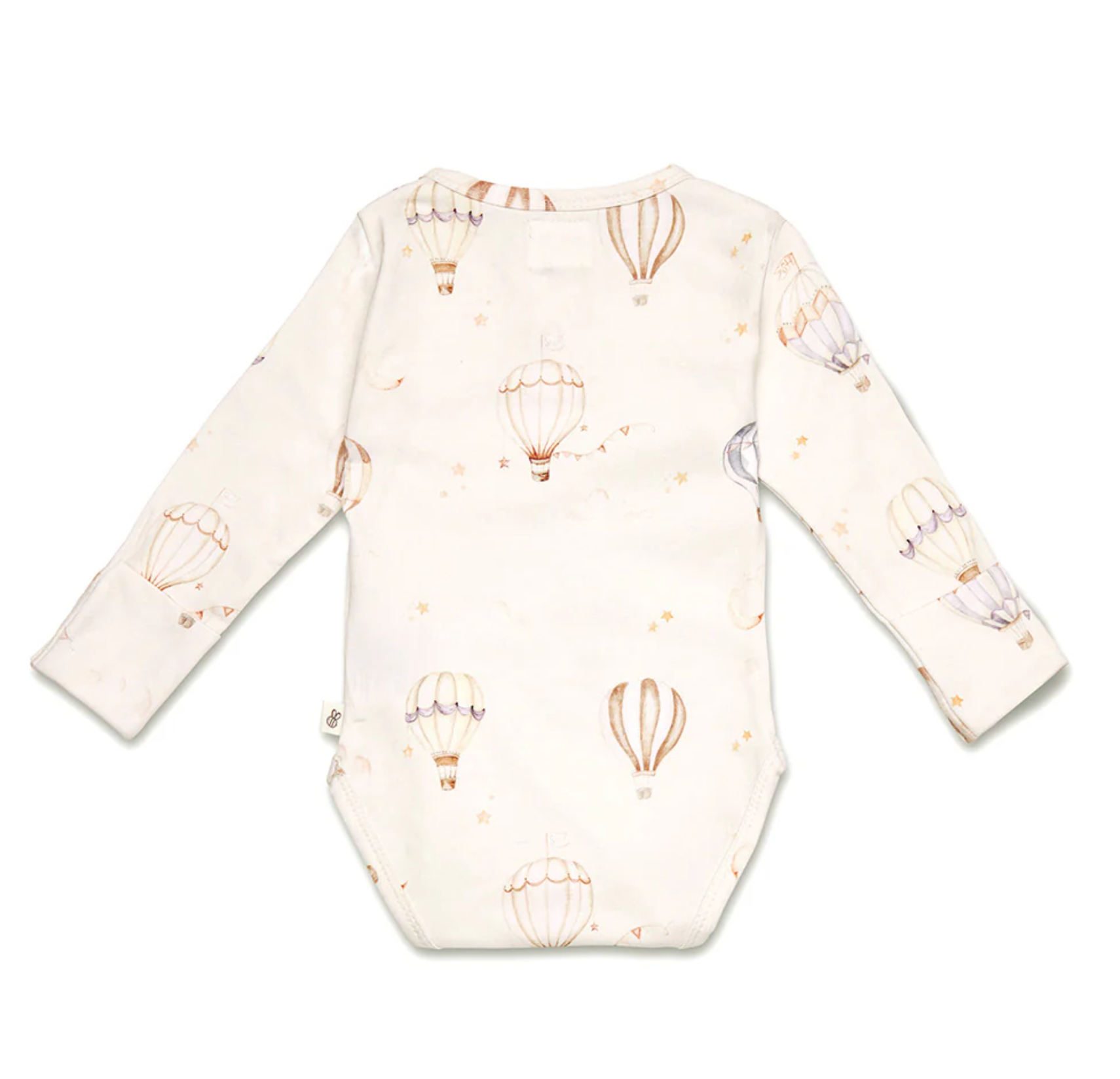 Snuggle Hunny Up & Away Long Sleeve Organic Bodysuit