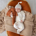 Snuggle Hunny Up & Away Organic Snuggle Sleepsuit Zip Footie