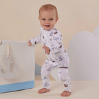 Snuggle Hunny Set Sail Organic Snugglesuit Convertible Romper