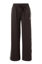 Ceres Life Gigi Wide Leg Terry Trackpant Phantom Side Stripe