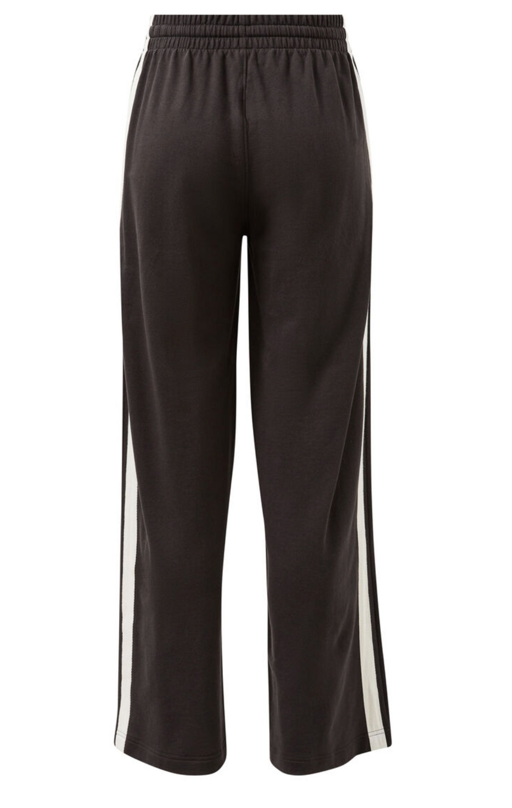 Ceres Life Gigi Wide Leg Terry Trackpant Phantom Side Stripe