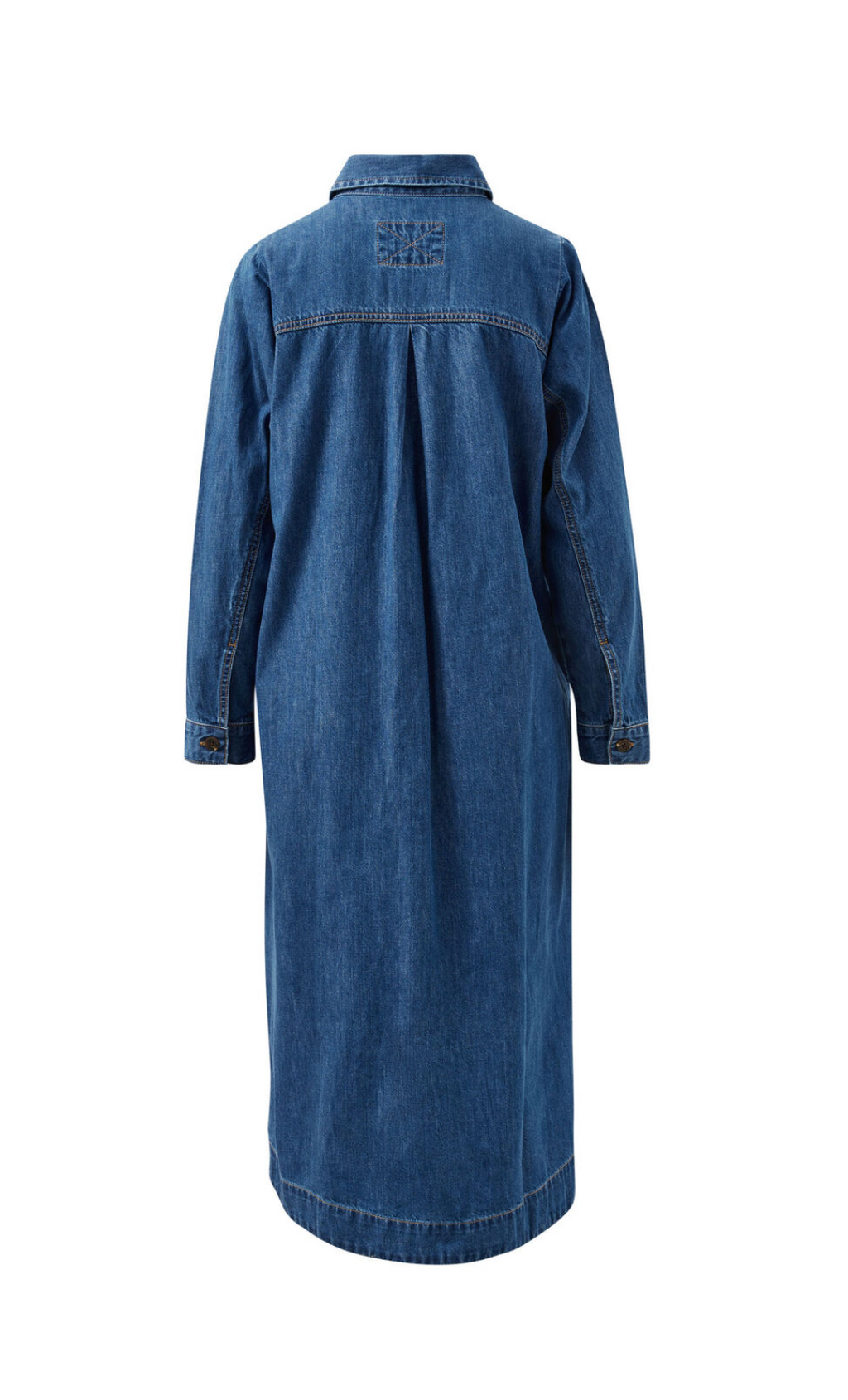 Ceres Life Rae Lone Sleeve Midi Dress Fresh Indigo