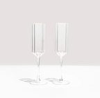 Fazeek Wave Flute Glasses - Set of Two