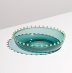 Fazeek Pearl Platter Teal & Jade