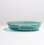 Fazeek Pearl Platter Teal & Jade