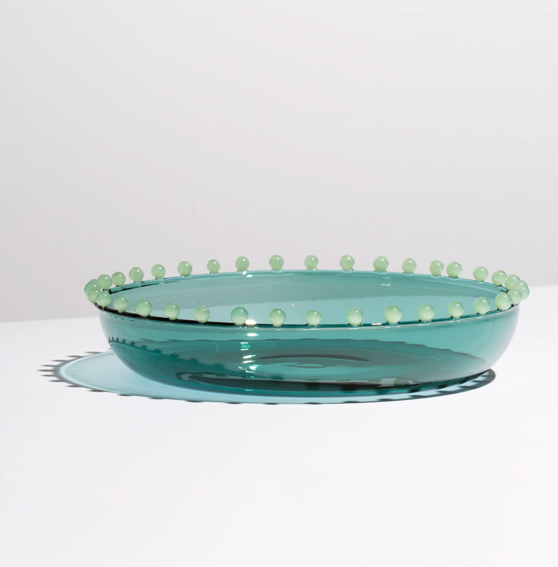 Fazeek Pearl Platter Teal & Jade