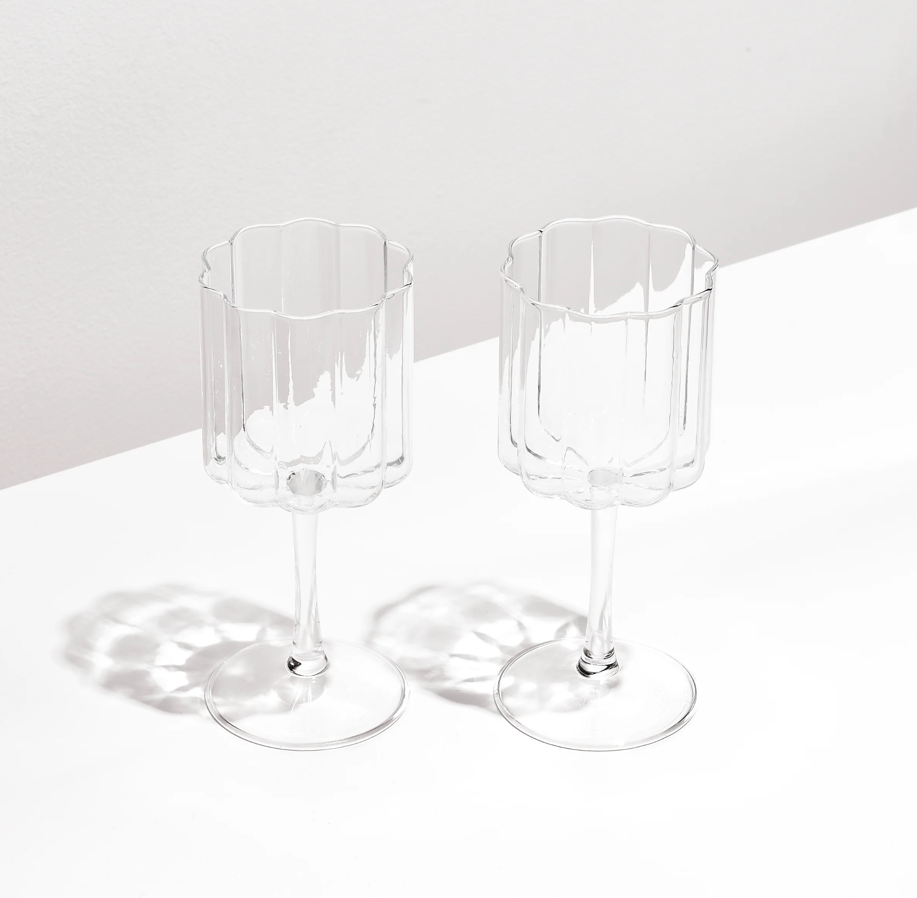 Fazeek Wave Wine Glasses - Set of Two