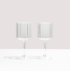 Fazeek Wave Wine Glasses - Set of Two