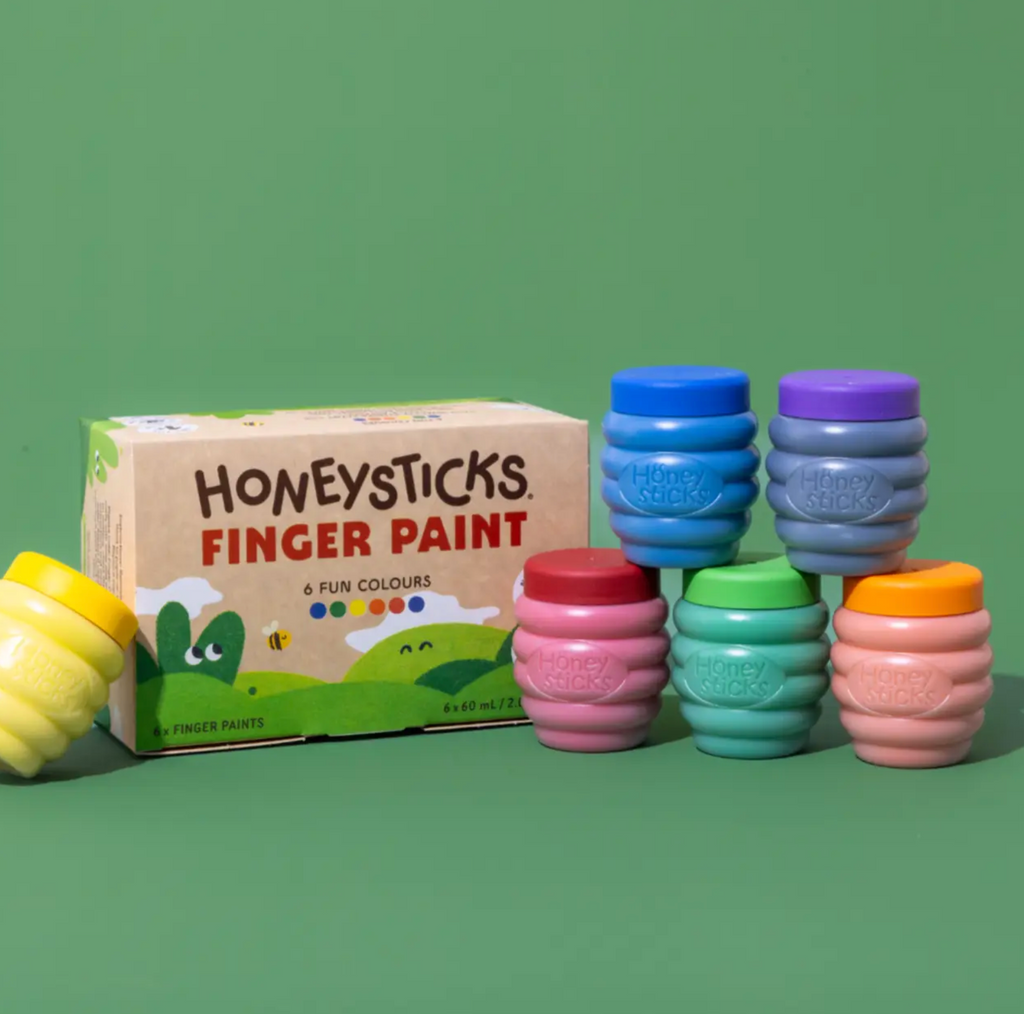 Honeysticks Finger Paints 6pk 55ml