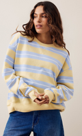 Ceres Life Romy Crew Butter & Blue Stripe
