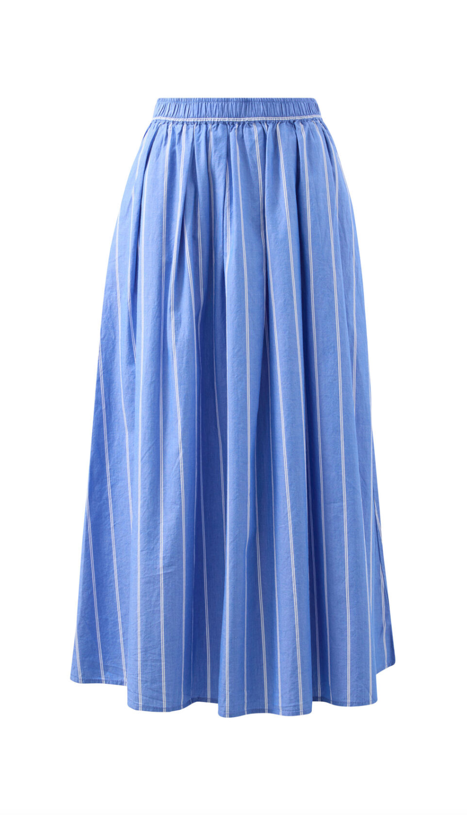 Ceres Life Florence Maxi Skirt Oxford Blue & White Stripe