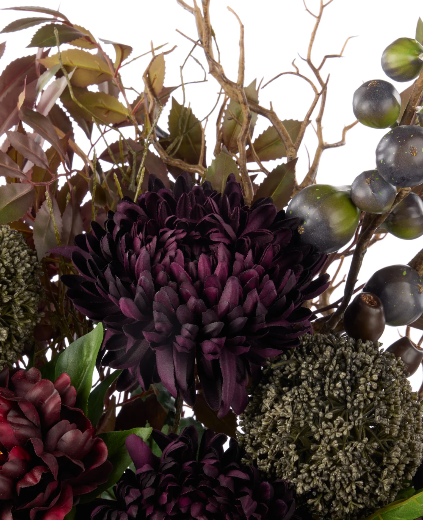 Rogue Home Chrysanthemum Fig Garden Mix Small Maliah Pot Purple