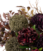 Rogue Home Chrysanthemum Fig Garden Mix Small Maliah Pot Purple