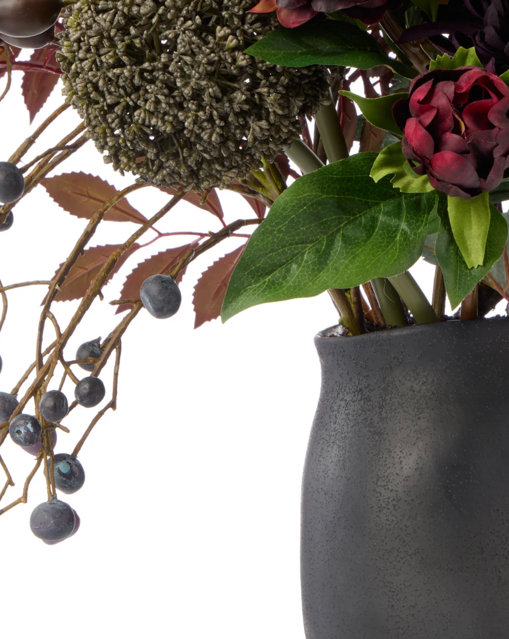 Rogue Home Chrysanthemum Fig Garden Mix Small Maliah Pot Purple