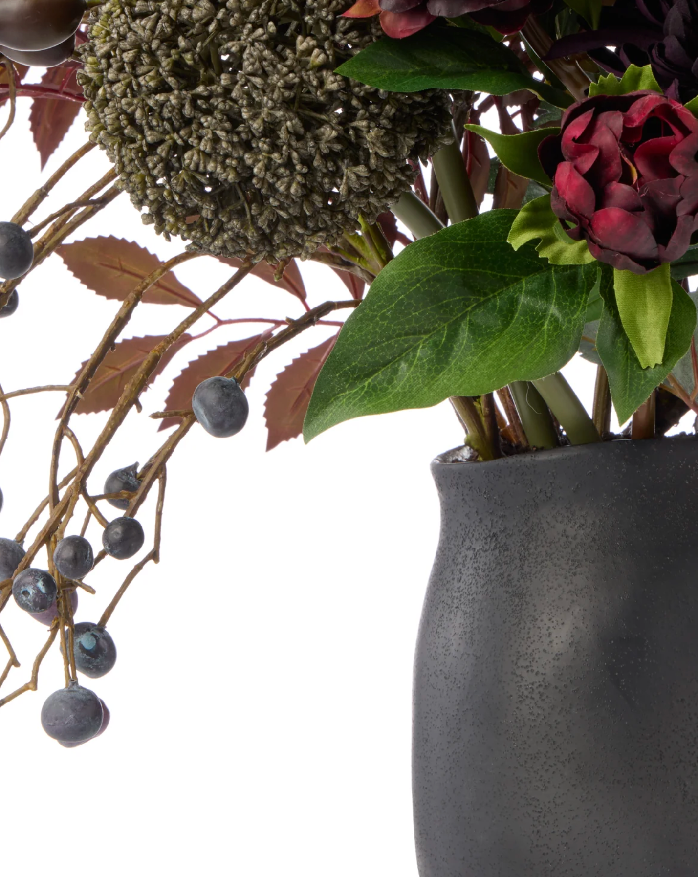 Rogue Home Chrysanthemum Fig Garden Mix Small Maliah Pot Purple