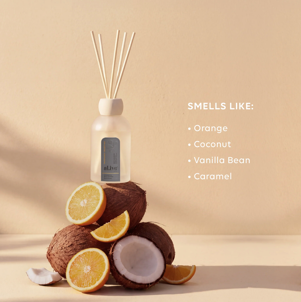 Al.ive Body Coconut & Wild Orange Reed Diffuser
