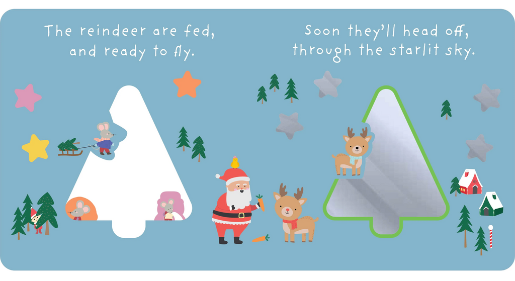 Lake Press Under The Christmas Tree Mirror Board Book