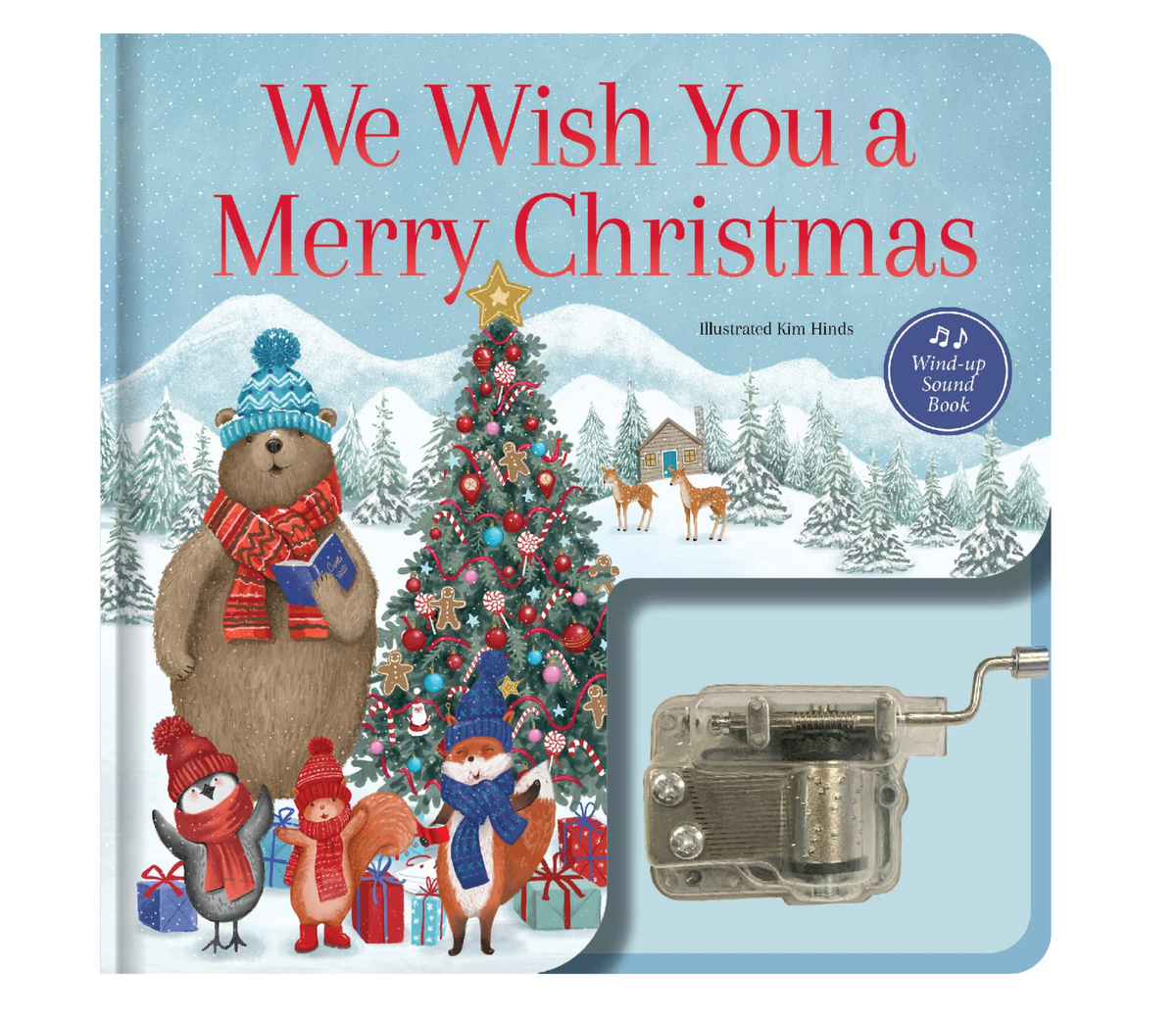 Lake Press We Wish You A Merry Christmas Wind-Up Music Box Book