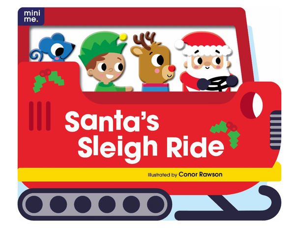 Lake Press Santa's Sleigh Ride Mini Me Shaped Board Book