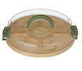 Coast to Coast Porta Round Bamboo Party Board