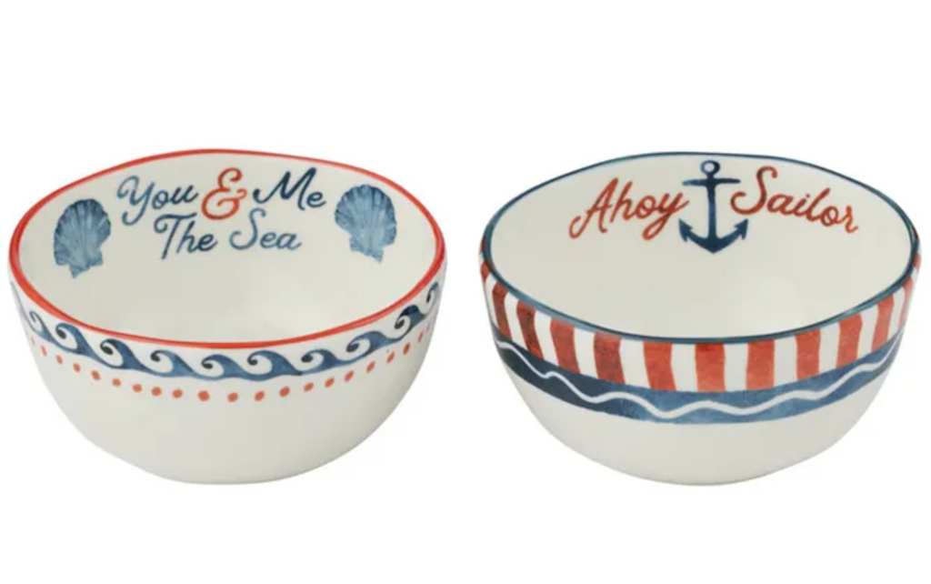 Coast to Coast Ahoy Ceramic Bowl