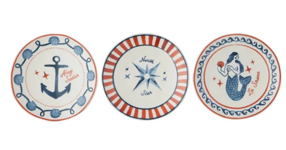 Coast to Coast Ahoy Ceramic Dish