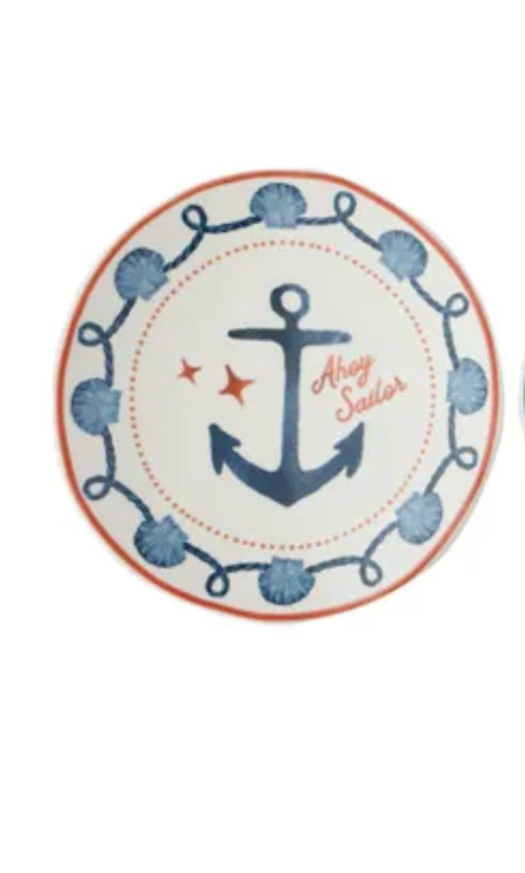 Coast to Coast Ahoy Ceramic Dish