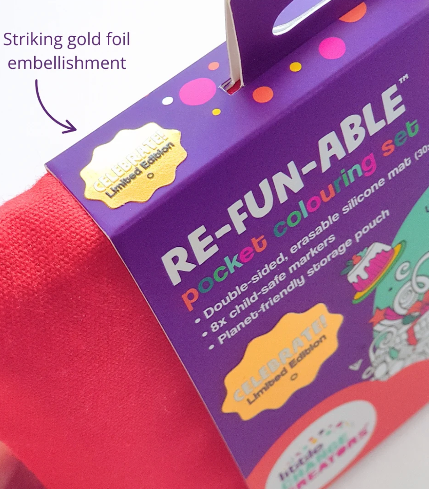 Little Change Creators CELEBRATE! Limited Edition Christmas Reusable Pocket Colouring Set