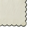 Coast to Coast Halcyon Napkin Ivory/Black.