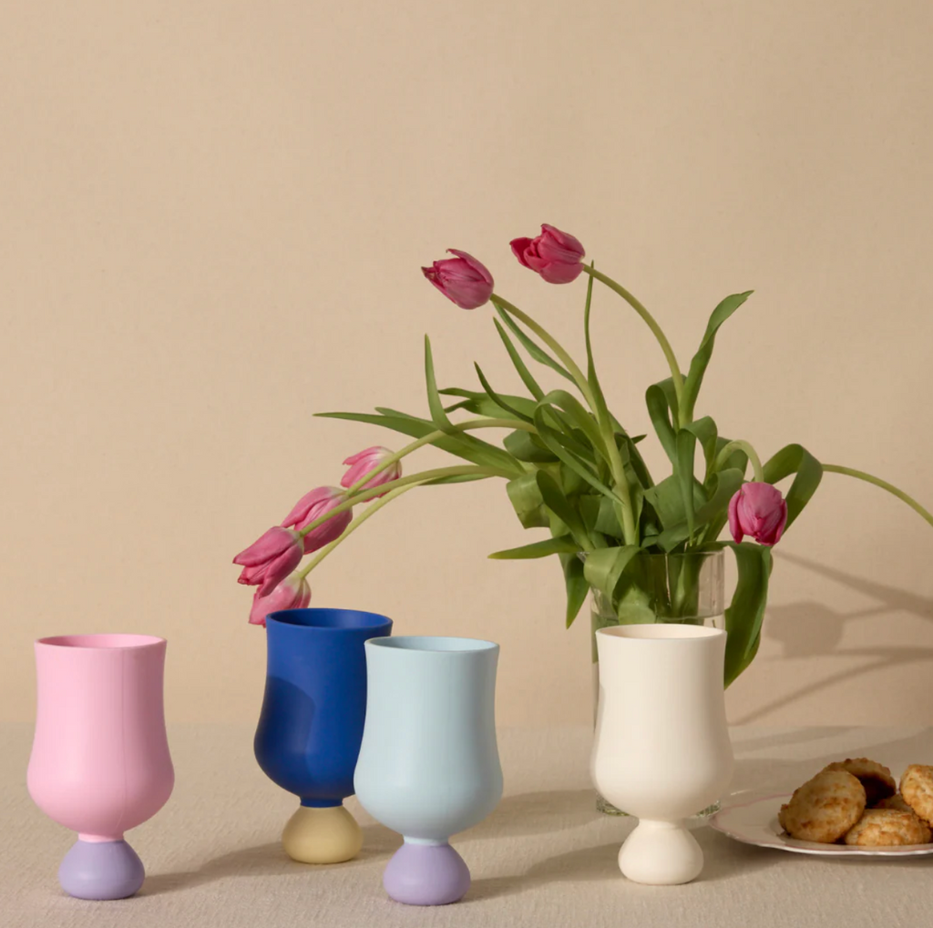 STYLD Unbreakable Silicone Bubble Goblet Set (2 pcs)