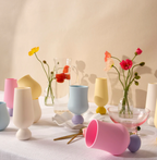 STYLD Unbreakable Silicone Bubble Goblet Set (2 pcs)