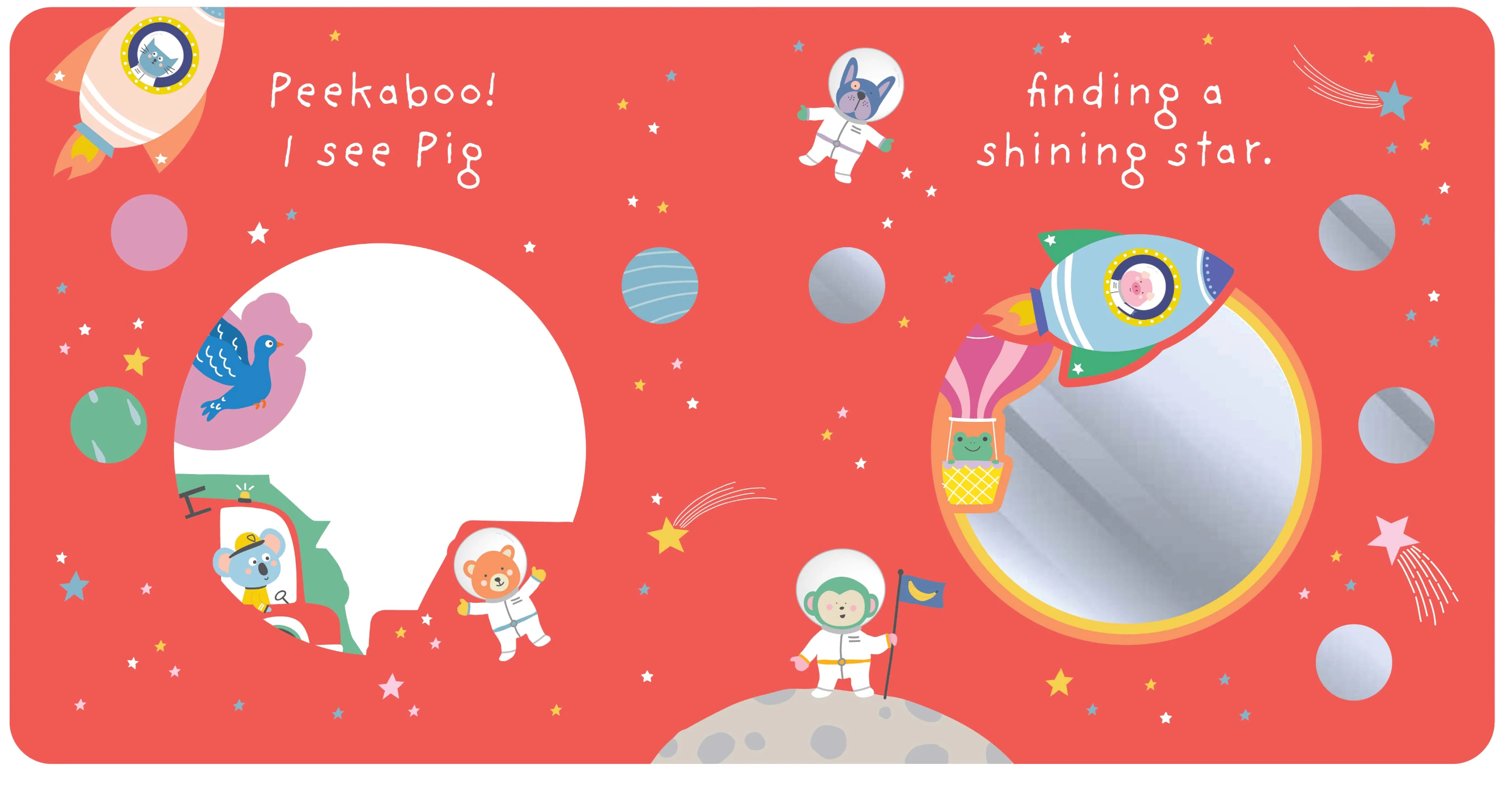 Lake Press Graduating Mirror Board Book - Peek-a-Boo! I See You