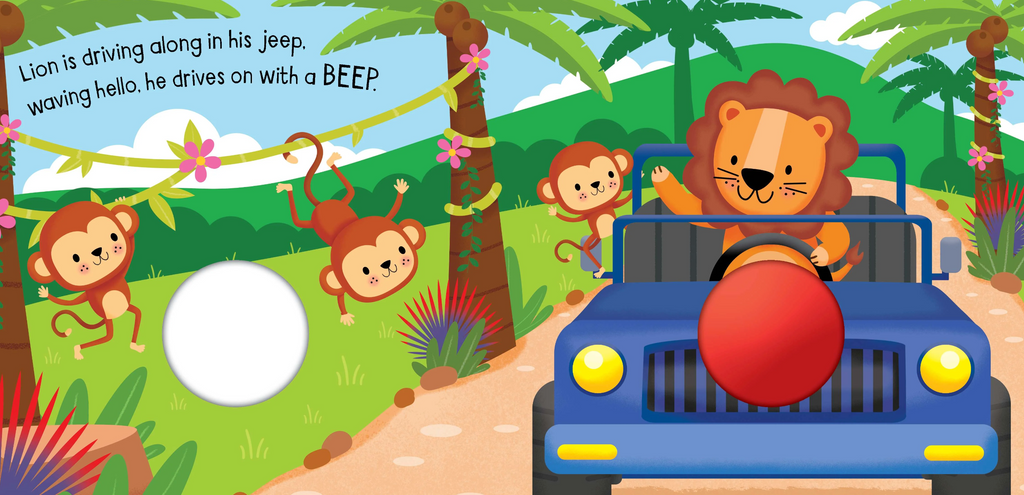 Lake Press Squeak Me! - Board Book - Beep, Beep Safari!