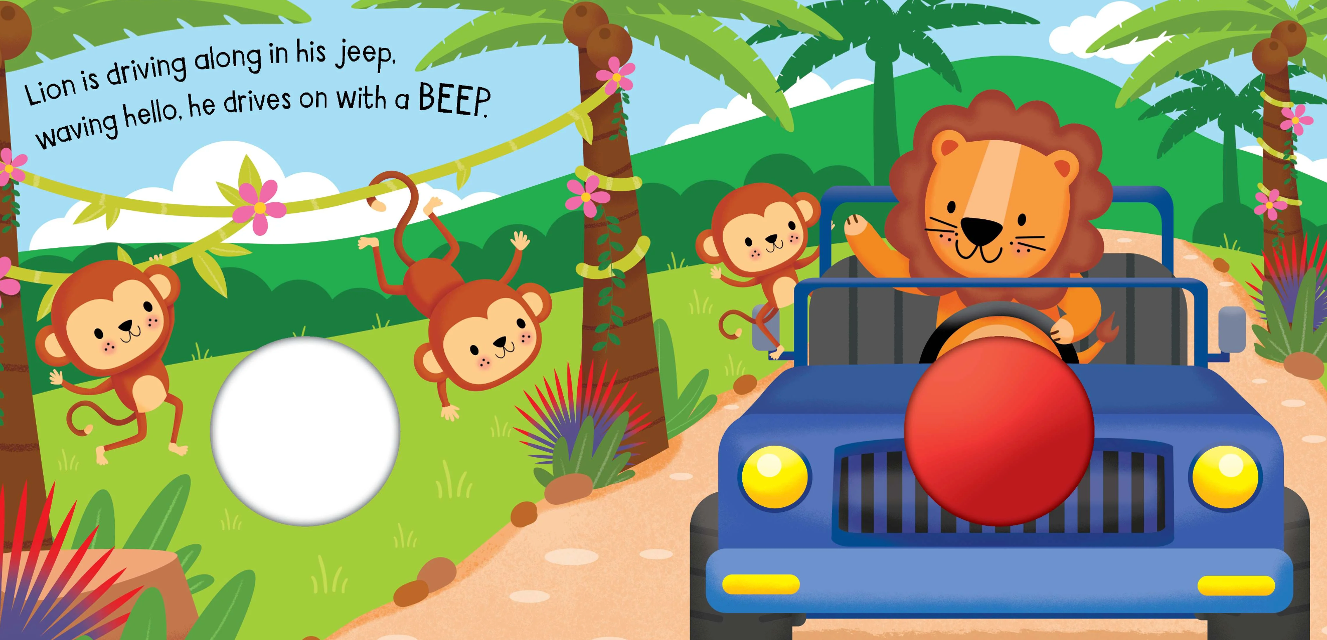 Lake Press Squeak Me! - Board Book - Beep, Beep Safari!
