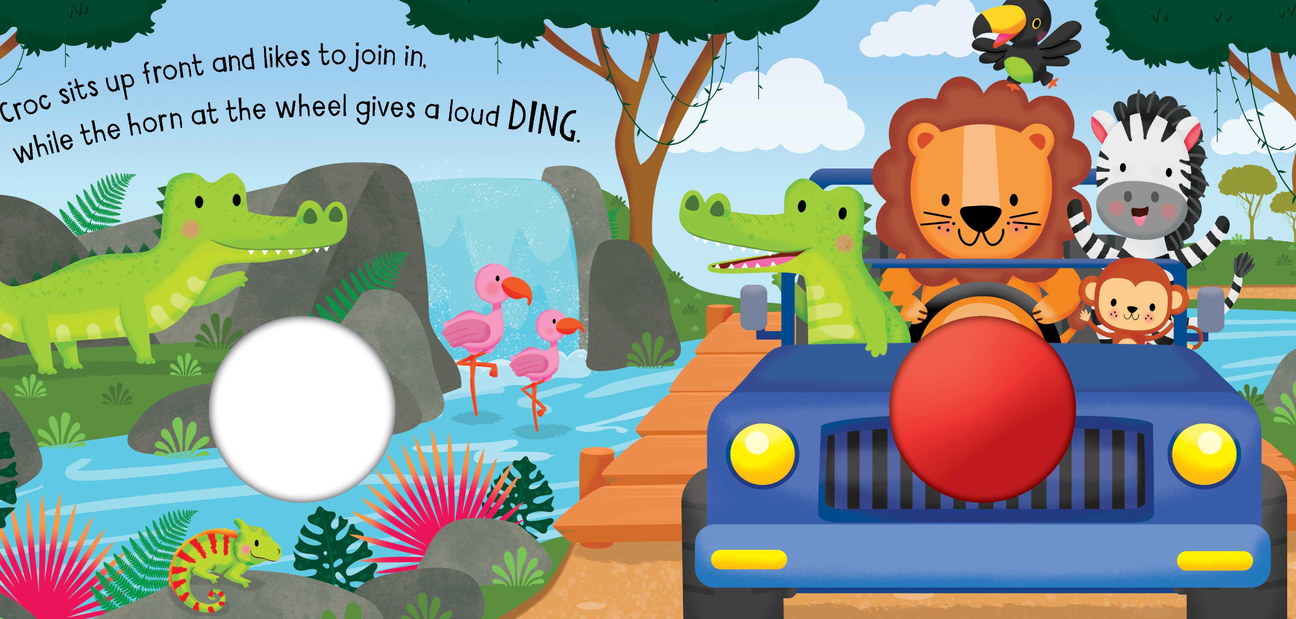 Lake Press Squeak Me! - Board Book - Beep, Beep Safari!