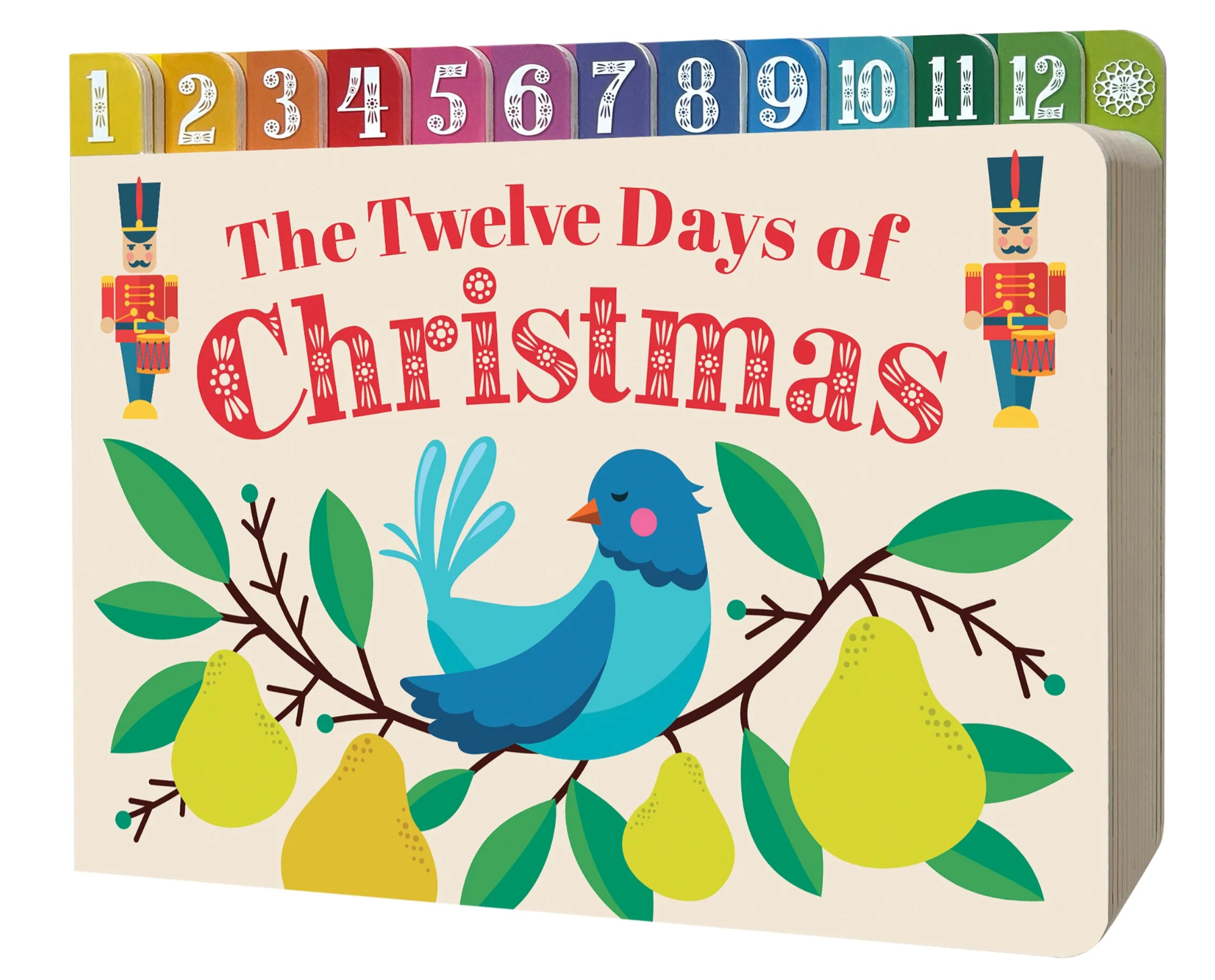 Lake Press Chunky Tabbed Board Book - The Twelve Days of Christmas