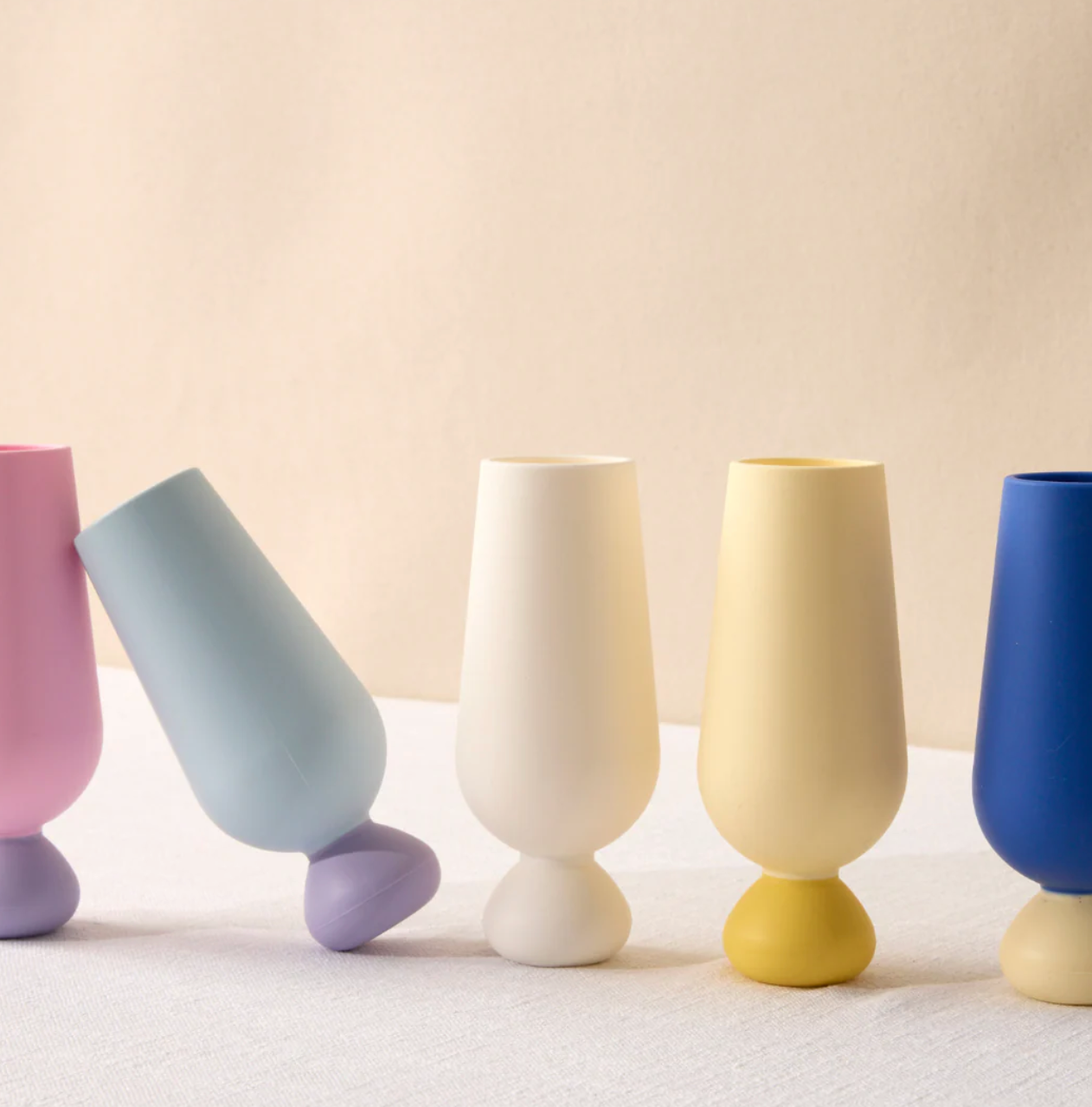 STYLD Unbreakable Silicone Bubble Champagne Flute Set (2 pcs)