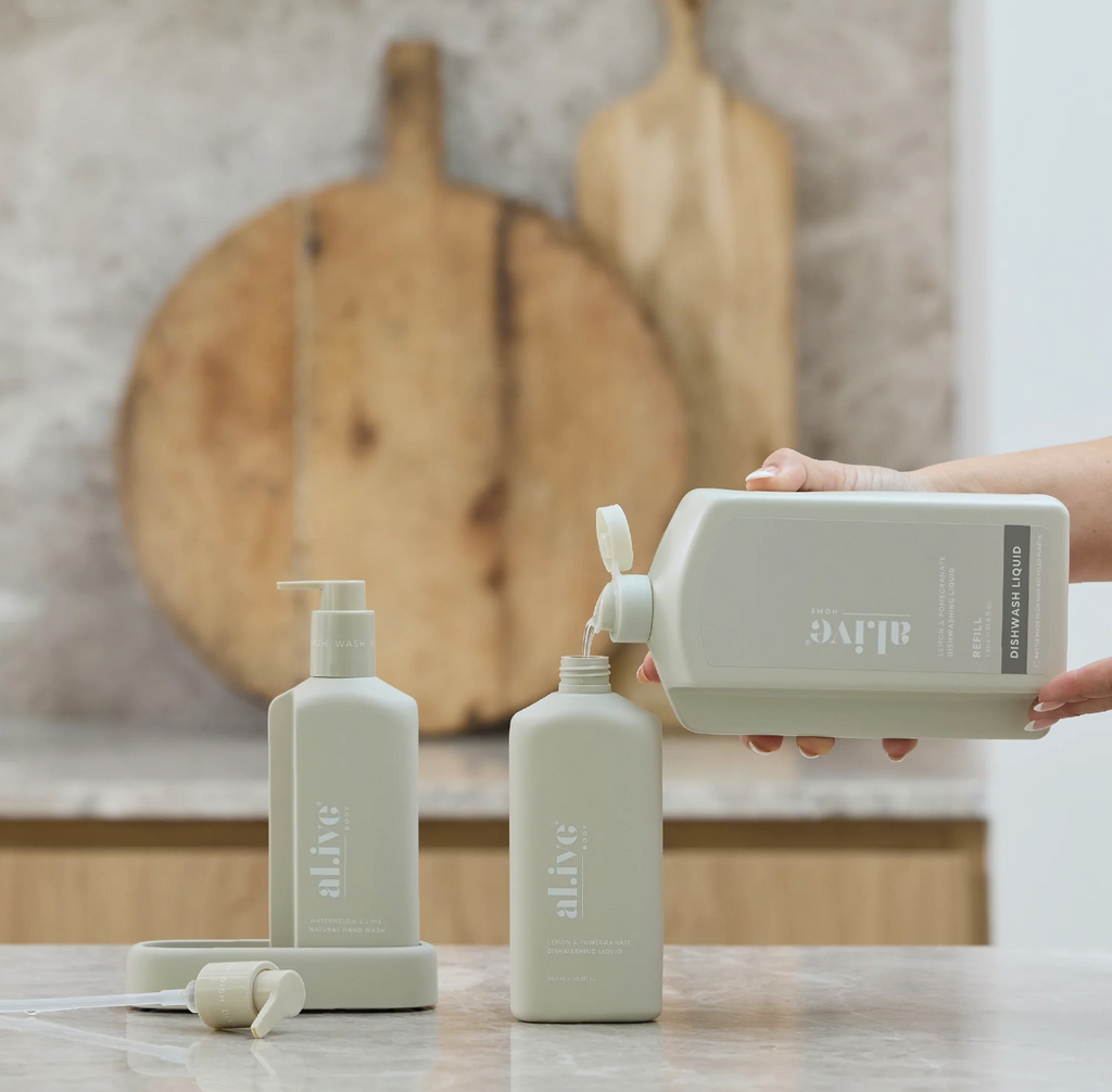 Al.ive Body 1L Dish Wash Refill - Lemon & Pomegranate