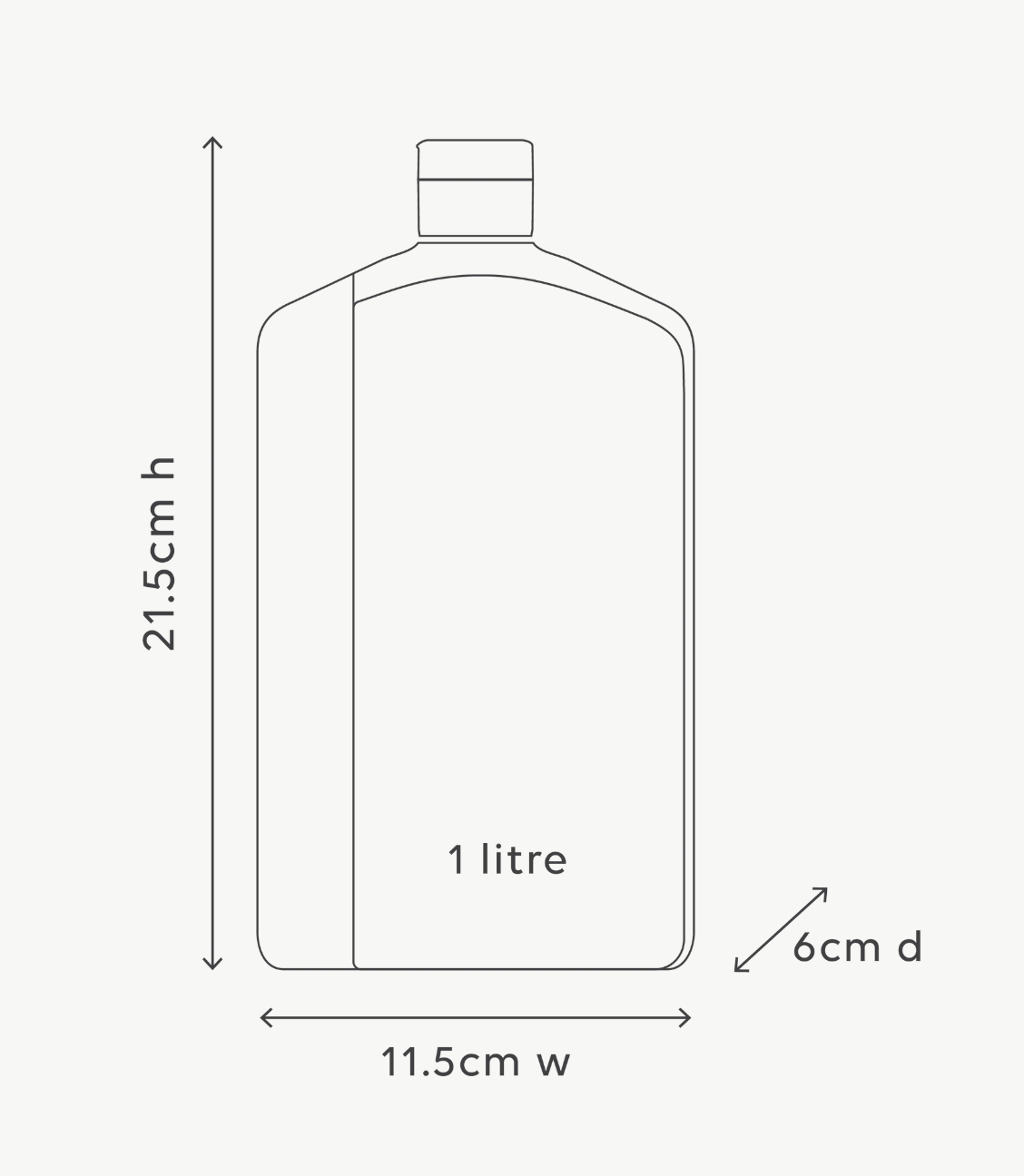 Al.ive Body 1L Dish Wash Refill - Lemon & Pomegranate