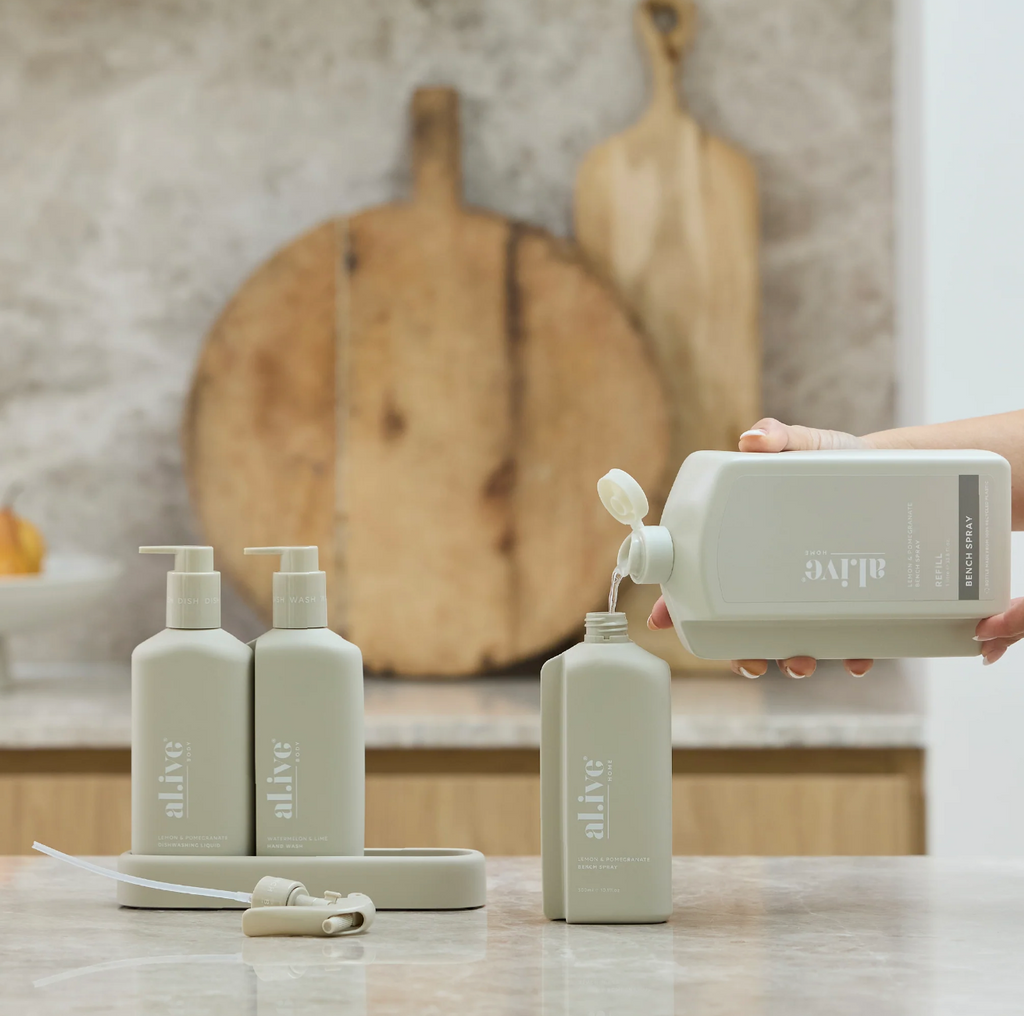 Al.ive Body 1L Bench Spray Refill - Lemon & Pomegranate