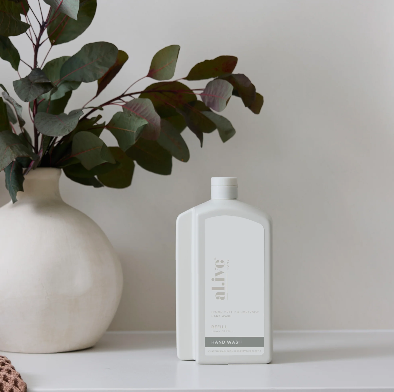 Al.ive Body 1L Hand Wash Refill - Lemon Myrtle & Honeydew