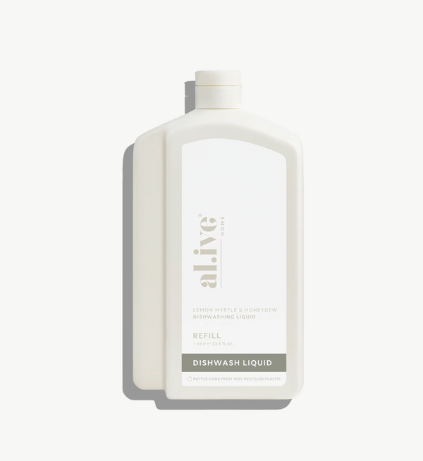 Al.ive Body 1L Dish Wash Refill - Lemon Myrtle & Honeydew