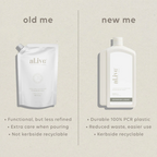 Al.ive Body 1L Dish Wash Refill - Lemon Myrtle & Honeydew