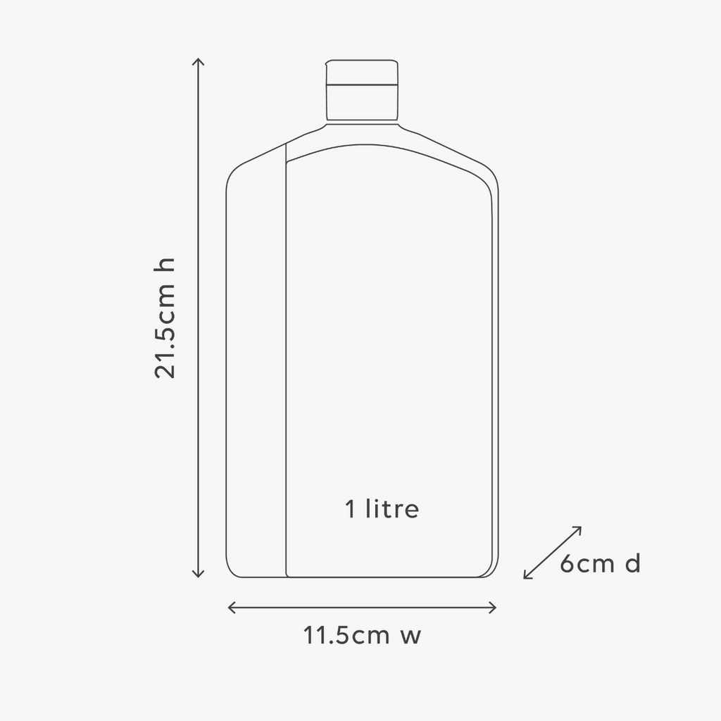 Al.ive Body 1L Dish Wash Refill - Lemon Myrtle & Honeydew