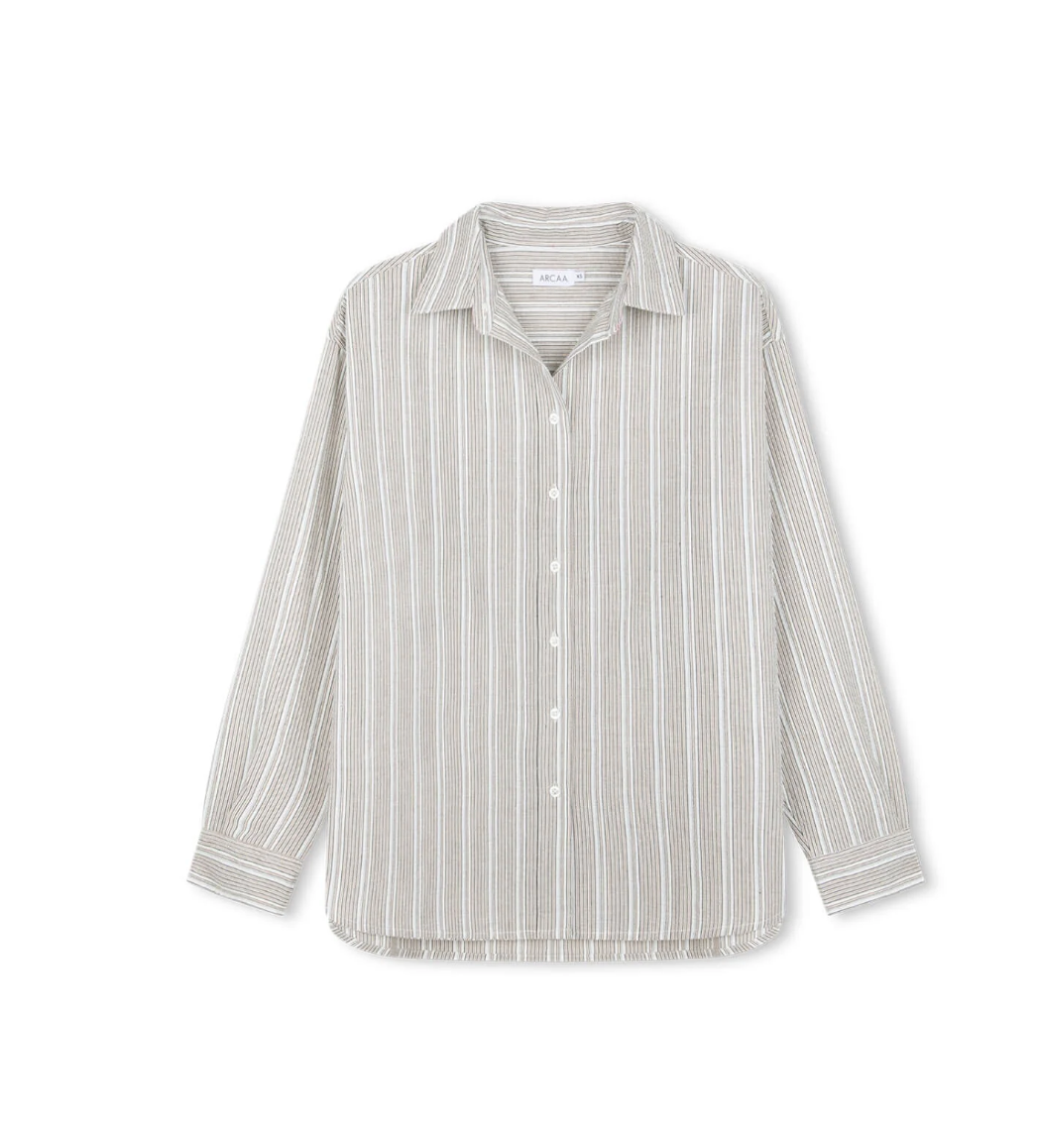ARCAA Ines Shirt - Clay Stripe