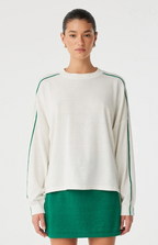 ARCAA Pippa Long Sleeve - Cream & Palm Green